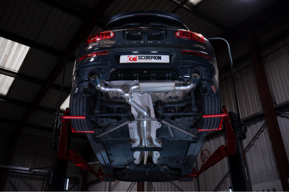 Scorpion Exhausts TunR Cat-Back - Mini Clubman F54 Cooper S 15-18 Non-GPF Model (excl. JCW & All4) 2015-2018