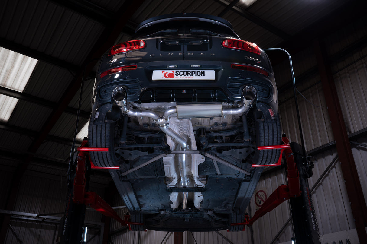 Scorpion Cat-Back Exhaust - Mini Clubman F54 Cooper S 15-18 Non GPF Models (2015–2018)