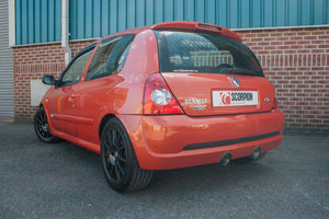 Scorpion Cat-Back Exhaust - Renault Clio MK2 2.0 182 03-06 (2003–2006)