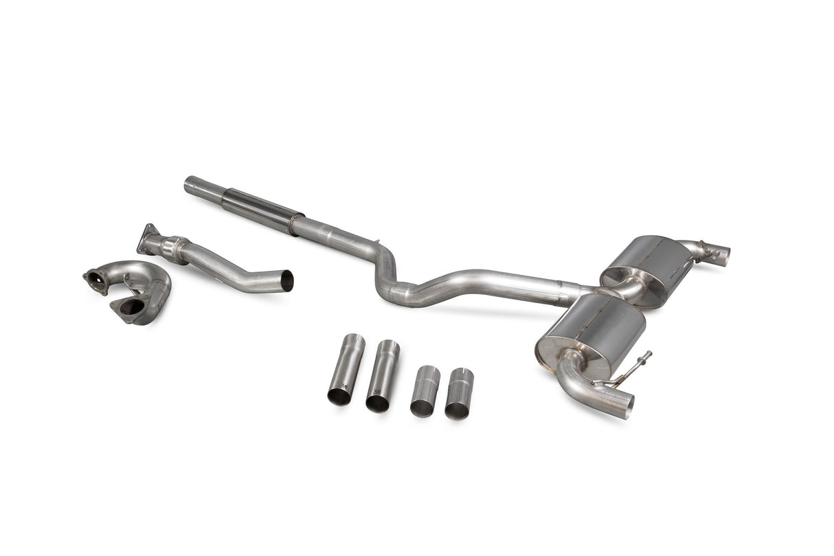 Scorpion Turbo-Back Exhaust - Renault Clio MK3 2.0 RS 200/MK3 197 Sport 2.0 16v (Megane Engine Swap) (2006–2012)