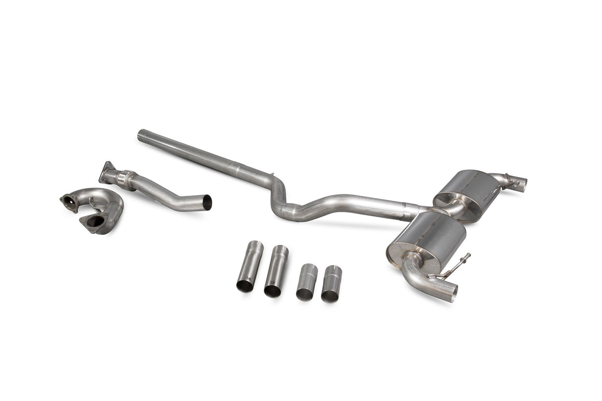 Scorpion Turbo-Back Exhaust - Renault Clio MK3 2.0 RS 200/MK3 197 Sport 2.0 16v (Megane Engine Swap) (2006–2012)