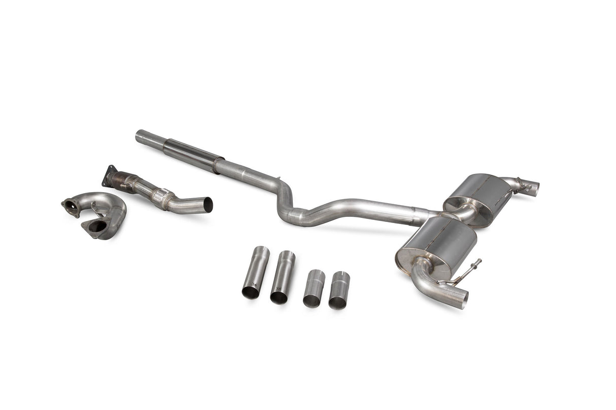 Scorpion Turbo-Back Exhaust - Renault Clio MK3 2.0 RS 200/MK3 197 Sport 2.0 16v (Megane Engine Swap) (2006–2012)
