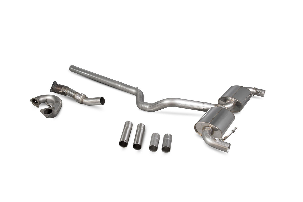 Scorpion Turbo-Back Exhaust - Renault Clio MK3 2.0 RS 200/MK3 197 Sport 2.0 16v (Megane Engine Swap) (2006–2012)