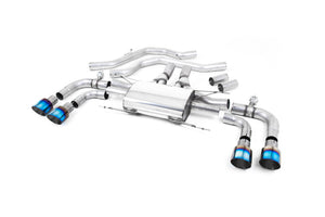 Milltek Front Pipe-back Exhaust - Alfa Romeo Giulia Quadrifoglio 2.9 V6 Bi-Turbo (Non OPF/GPF Models) 2017-2023