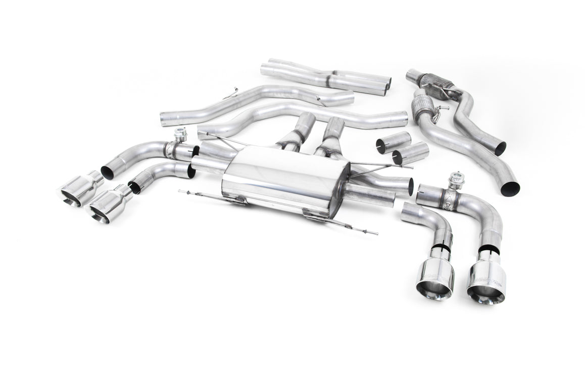 Milltek Cat-back Exhaust - Alfa Romeo Giulia Quadrifoglio 2.9 V6 Bi-Turbo (Non OPF/GPF Models) 2017-2023