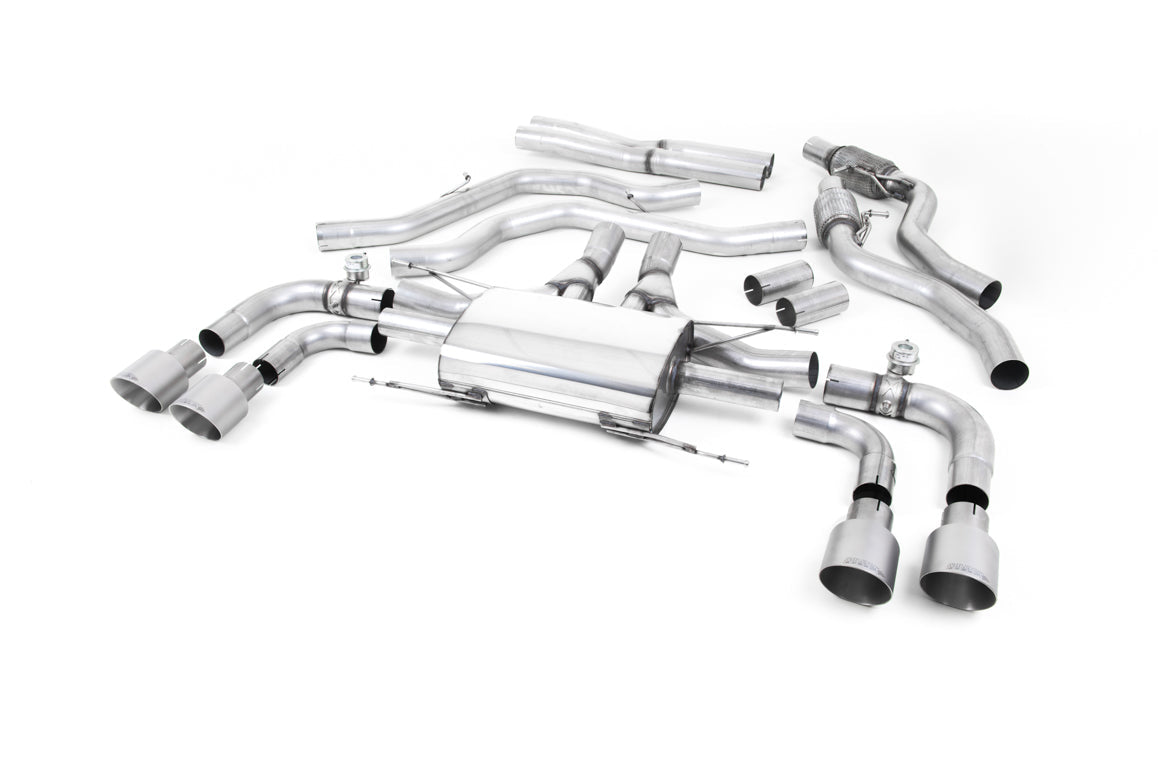 Milltek Cat-back Exhaust - Alfa Romeo Giulia Quadrifoglio 2.9 V6 Bi-Turbo (Non OPF/GPF Models) 2017-2023