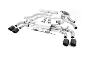 Milltek Cat-back Exhaust - Alfa Romeo Giulia Quadrifoglio 2.9 V6 Bi-Turbo (Non OPF/GPF Models) 2017-2023