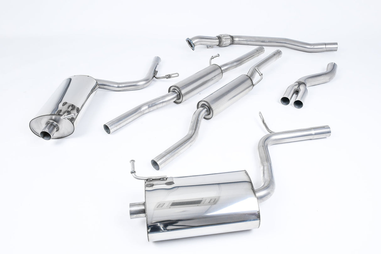 Milltek Cat-back Exhaust - Audi A4 1.8T B6 quattro Saloon - Avant 190BHP (6 speed) 2003-2005