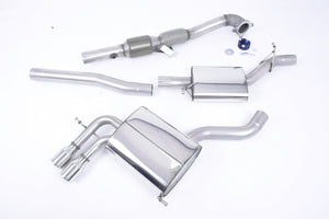 Milltek Turbo-back including Hi-Flow Sports Cat Exhaust - Audi A3 2.0T FSI quattro 5 door SportBack 2004-2012