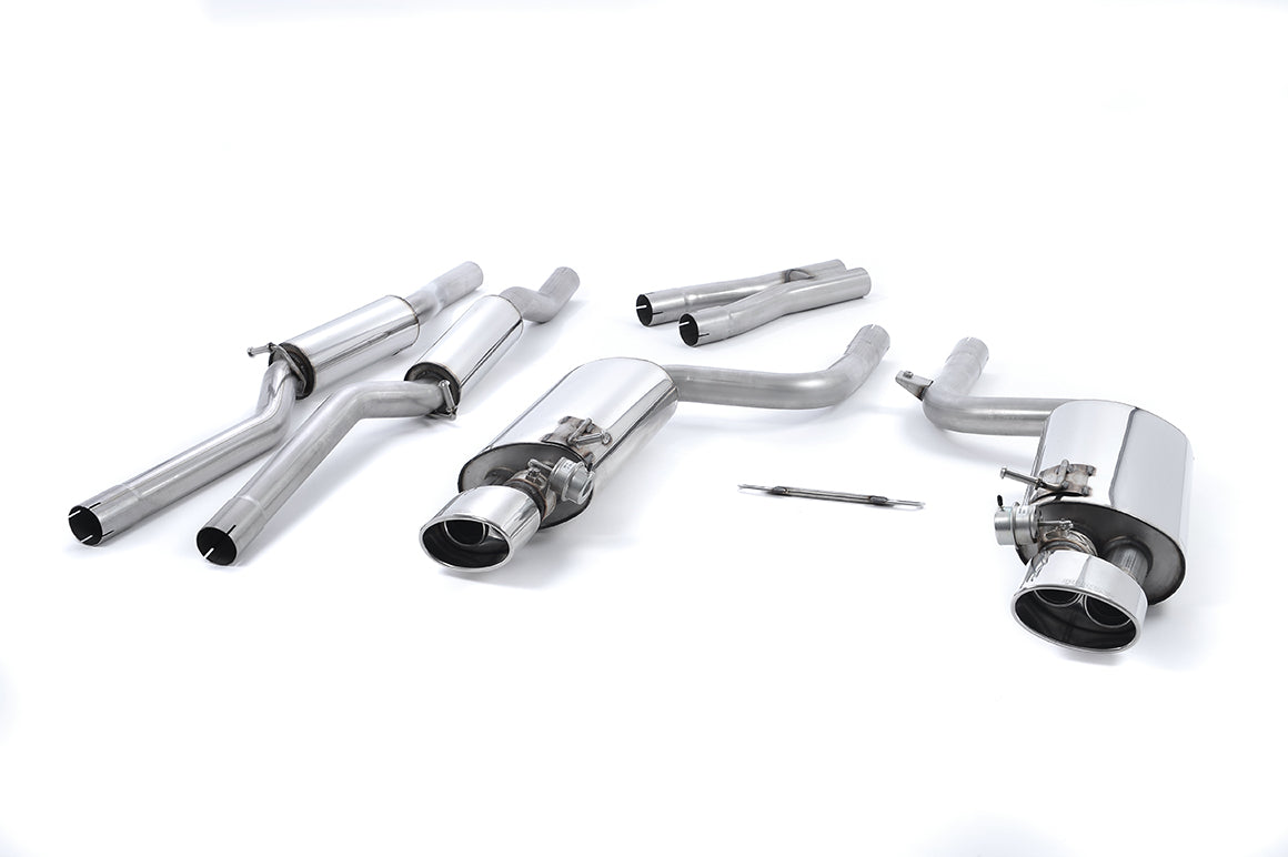 Milltek Cat-back Exhaust - Audi RS4 B7 4.2 V8 Saloon Avant and Cabriolet 2006-2008