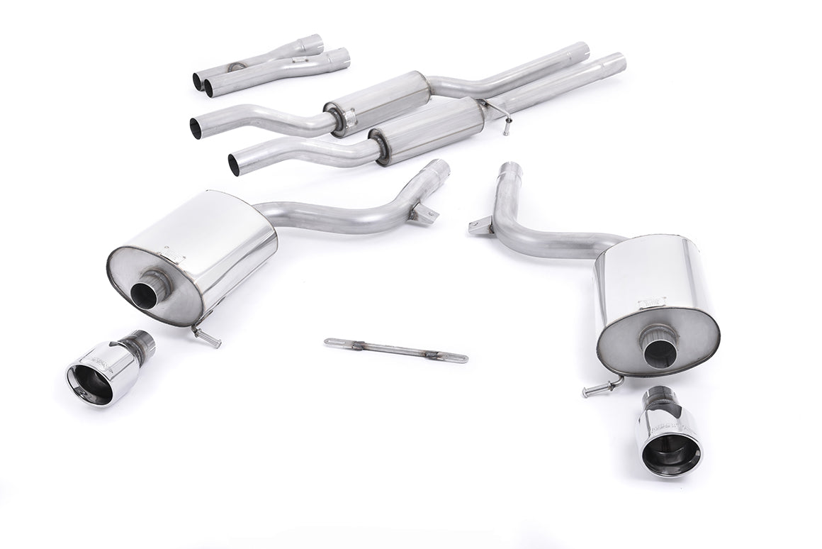Milltek Cat-back Exhaust - Audi A4 3.0 V6 B6 quattro Saloon Avant & Cabriolet 2001-2005