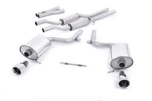 Milltek Cat-back Exhaust - Audi A4 3.0 V6 B6 quattro Saloon Avant & Cabriolet 2001-2005