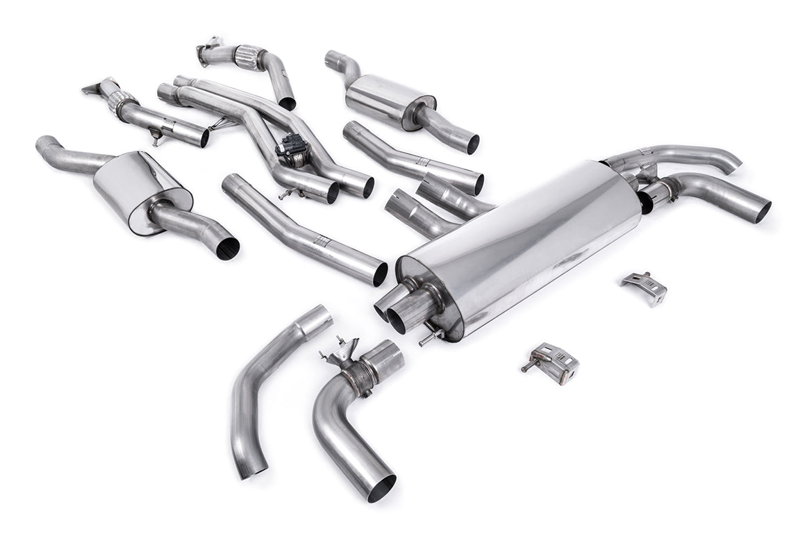 Milltek Particulate Filter-back Exhaust - Audi SQ7 4.0 V8 TT (Petrol OPF/GPF Equipped Vehicles) 2021-2023