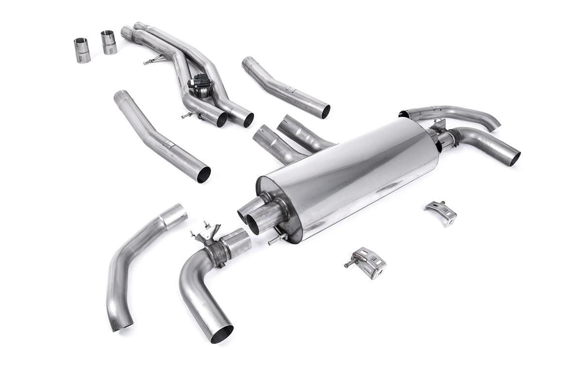 Milltek Front Pipe-back Exhaust - Audi SQ7 4.0 V8 TT (Gasoline Non-OPF Equipped Vehicles) 2021-2023