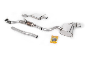 Milltek Turbo-back including Hi-Flow Sports Cat Exhaust - Audi S3 2.0 T quattro 3-Door 8P 2006-2012
