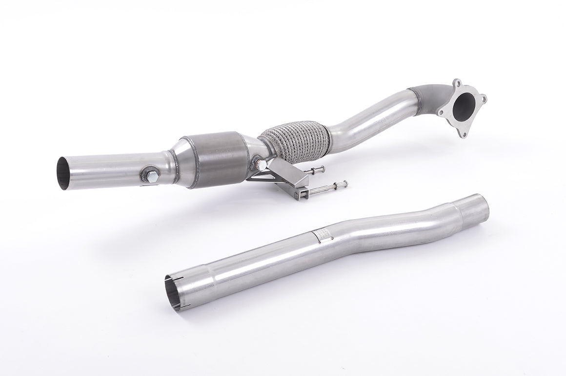 Milltek Cast Downpipe with HJS High Flow Sports Cat Exhaust - Volkswagen Golf Mk5 GTi 2.0T FSI 2004-2009