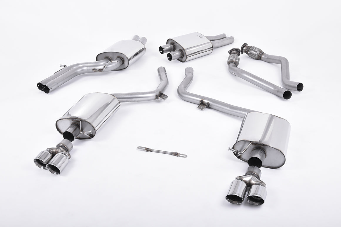 Milltek Cat-back Exhaust - Audi S4 3.0 Supercharged V6 B8 2009-2012
