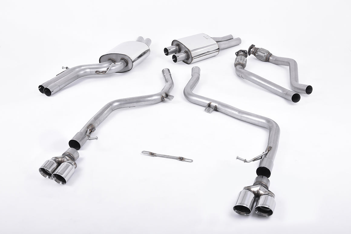 Milltek Cat-back Exhaust - Audi S4 3.0 Supercharged V6 B8 2009-2012