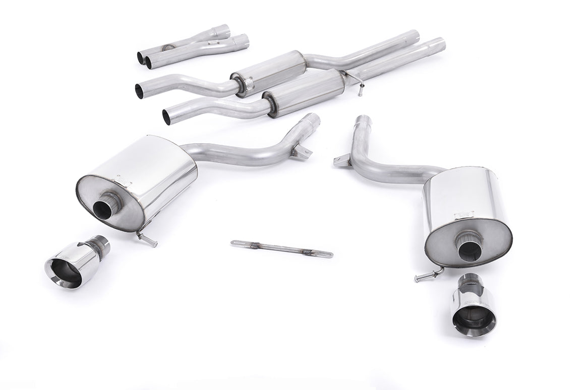Milltek Cat-back Exhaust - Audi A4 3.0 V6 B6 quattro Saloon Avant & Cabriolet 2001-2005
