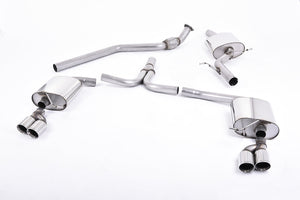 Milltek Cat-back Exhaust - Audi A5 Sportback 2.0 TFSI 2WD and quattro Multitronic / S tronic 2009-2012