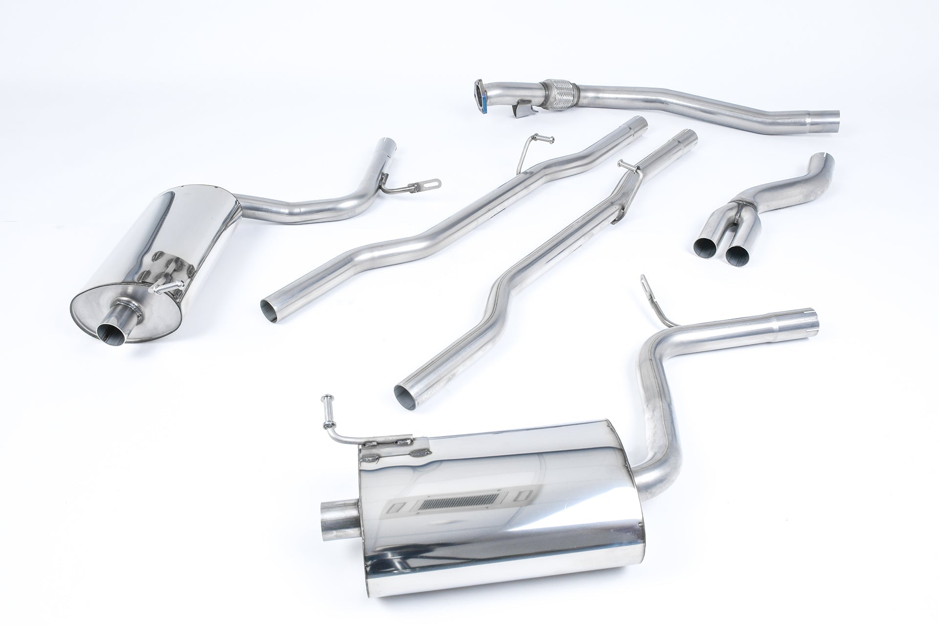 Milltek Cat-back Exhaust - Audi A4 1.8T B7 quattro Saloon - Avant 2005-2008