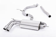 Milltek Particulate Filter-back Exhaust - Audi A3 2.0 TDI 170bhp 2WD Sportback DPF 2008-2012