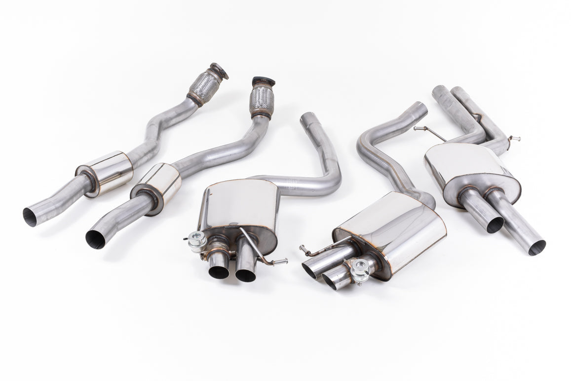 Milltek Cat-back Exhaust - Audi RS4 B8 4.2 FSI quattro Avant 2012-2015