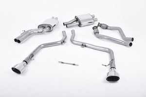 Milltek Cat-back Exhaust - Audi S5 3.0 TFSI B8 Coupé & Cabriolet (S tronic) 2009-2011