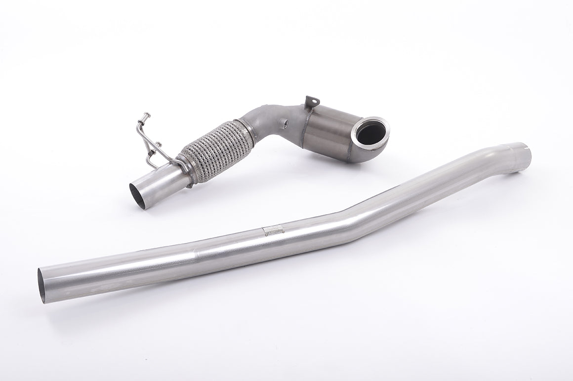 Milltek Large Bore Downpipe and Hi-Flow Sports Cat Exhaust - Volkswagen Golf MK7 R 2.0 TSI 300PS 2014-2016