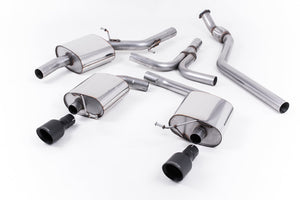 Milltek Cat-back Exhaust - Audi A5 Coupé S line 2.0 TFSI 2WD and quattro (Tiptronic only) 2008-2023