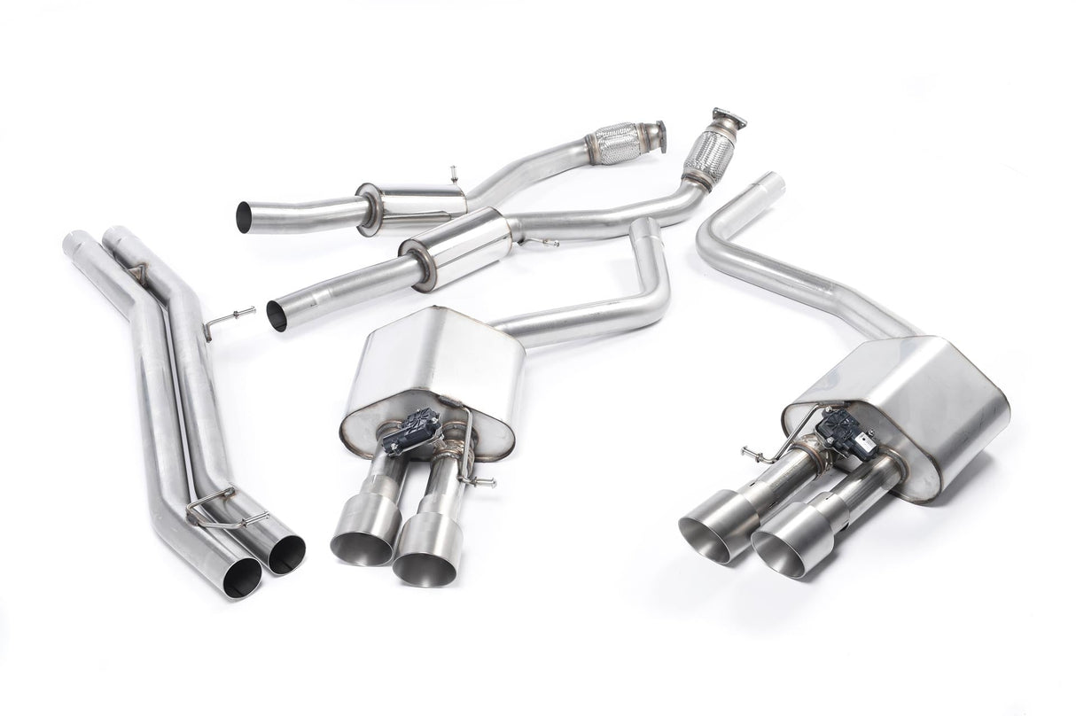 Milltek Cat-back Exhaust - Audi S8 D4 4.0 TFSI quattro Tiptronic 2013-2018