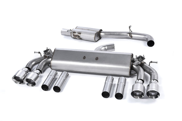 Milltek Cat-back Exhaust - Audi S3 2.0 TFSI quattro Saloon & Cabrio 8V/8V.2 (Non-GPF Equipped Models Only) 2013-2018