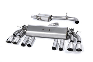 Milltek Cat-back Exhaust - Audi S3 2.0 TFSI quattro Saloon & Cabrio 8V/8V.2 (Non-GPF Equipped Models Only) 2013-2018