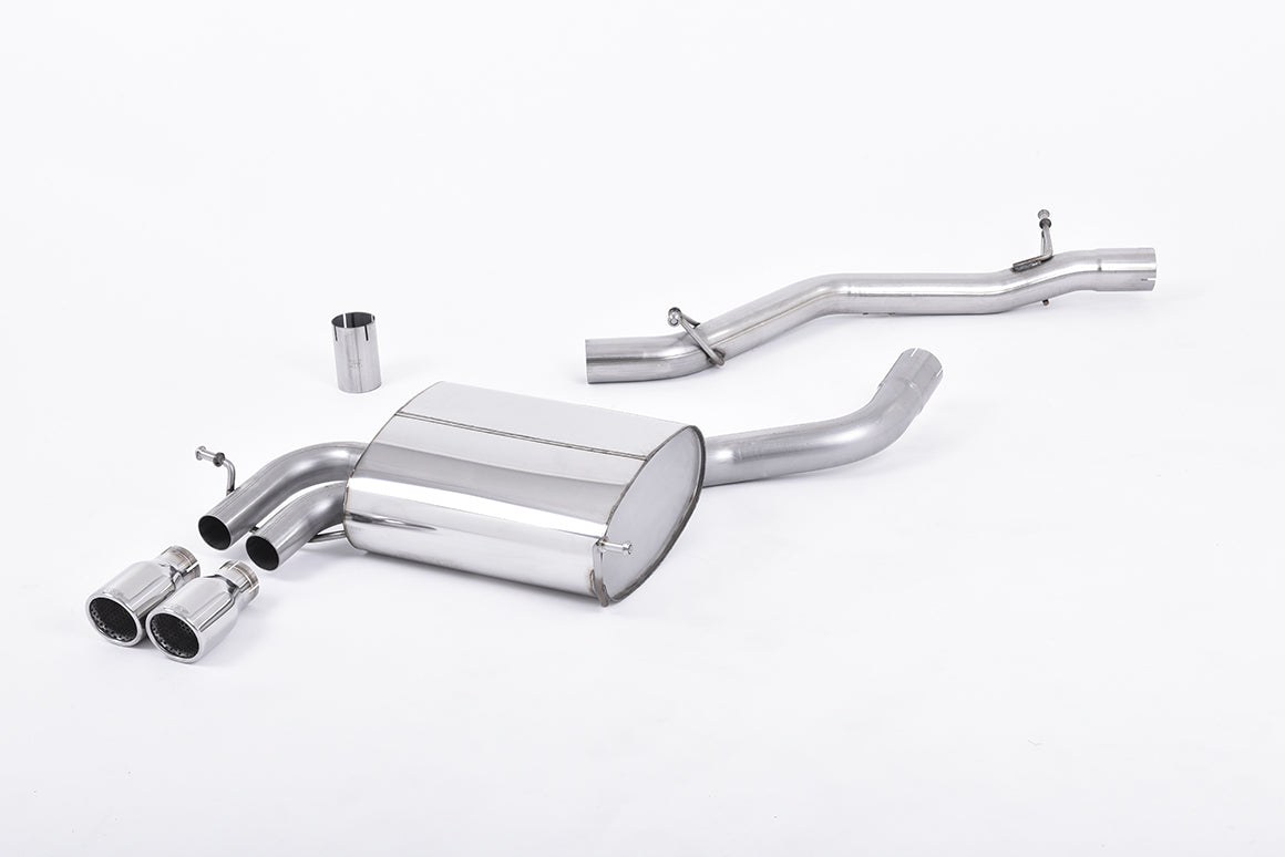 Milltek Cat-back Exhaust - Audi A3 3.2 V6 quattro 3 door & 5 door Sportback 2003-2012