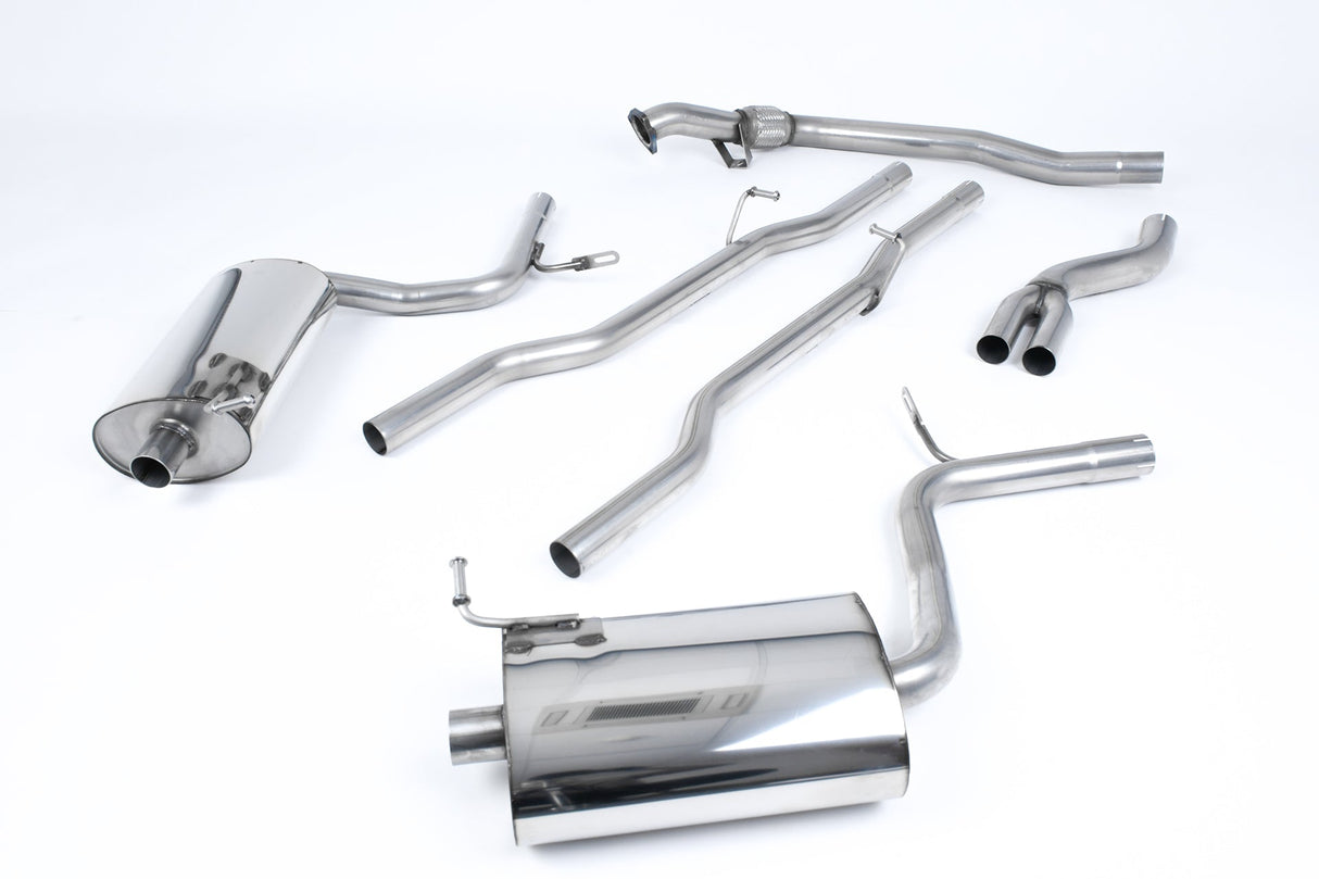 Milltek Cat-back Exhaust - Audi A4 1.8T B6 quattro Saloon - Avant 163BHP (5 speed) 2001-2005