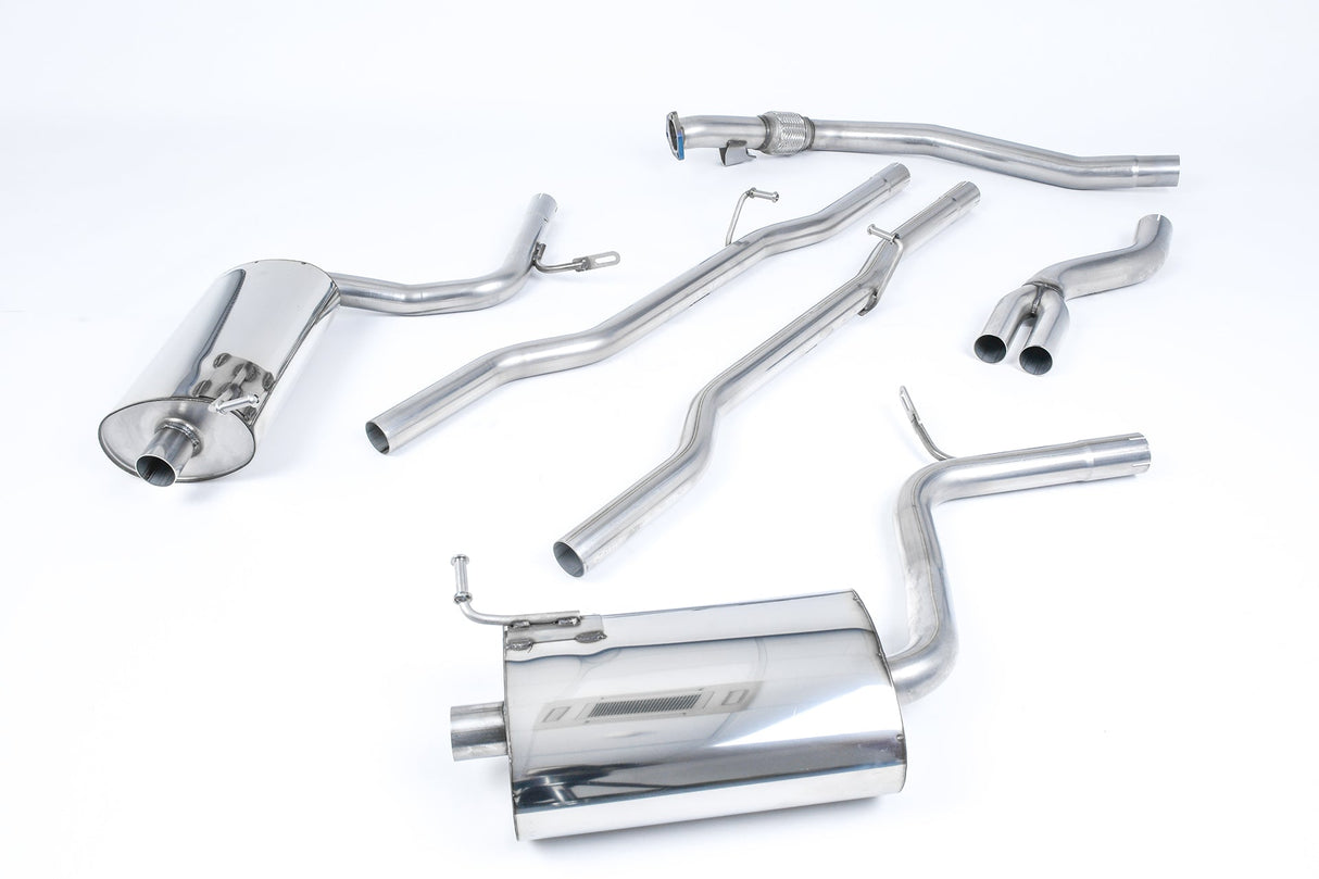 Milltek Cat-back Exhaust - Audi A4 1.8T B6 quattro Saloon - Avant 190BHP (6 speed) 2003-2005