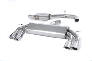 Milltek Cat-back Exhaust - Audi S3 2.0 TFSI quattro 3-Door 8V/8V.2 (Non-GPF Equipped Models Only) 2013-2018