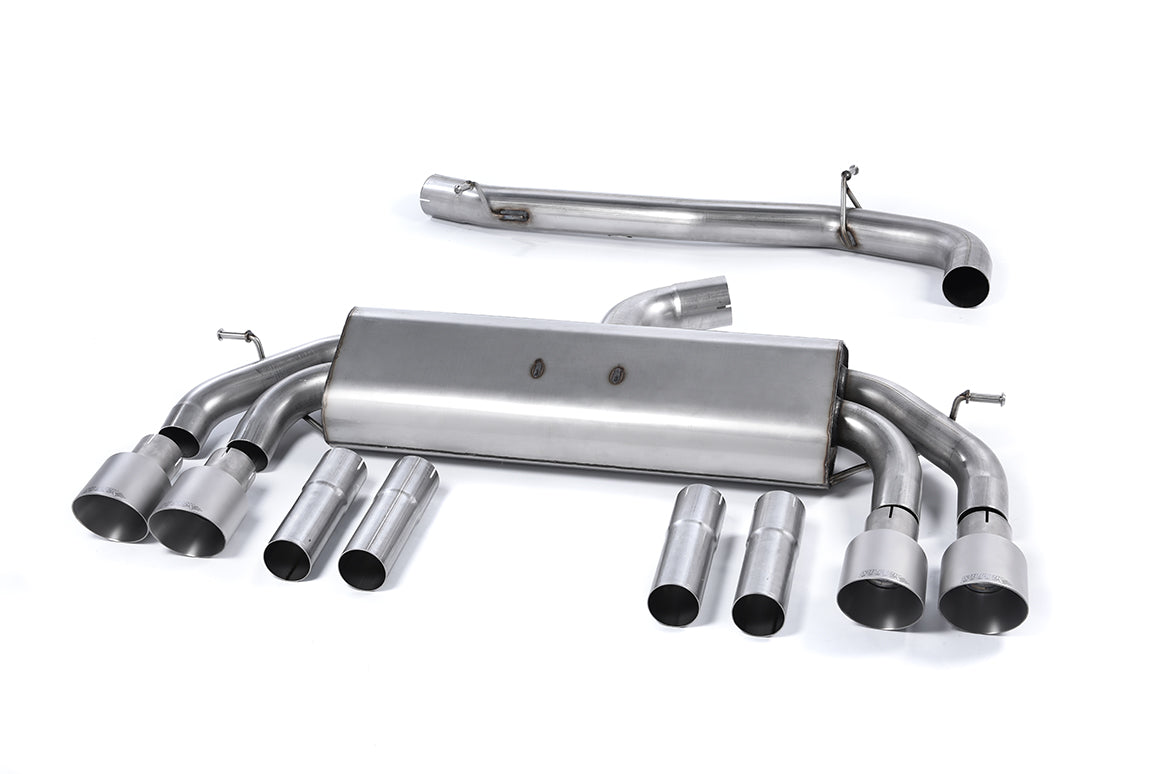 Milltek Cat-back Exhaust - Audi S3 2.0 TFSI quattro Saloon & Cabrio 8V/8V.2 (Non-GPF Equipped Models Only) 2013-2018
