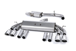 Milltek Cat-back Exhaust - Audi S3 2.0 TFSI quattro Saloon & Cabrio 8V/8V.2 (Non-GPF Equipped Models Only) 2013-2018