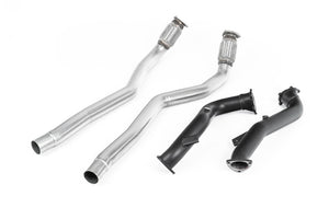Milltek Large-bore Downpipes and Cat Bypass Pipes Exhaust - Audi RS6 C7 4.0 TFSI biturbo quattro inc Performance Edition 2013-2018