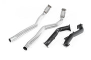 Milltek Large-bore Downpipes and Cat Bypass Pipes Exhaust - Audi S7 Sportback 4.0 TFSI quattro S tronic 2012-2018