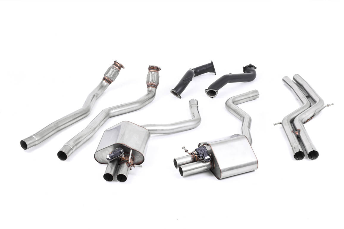 Milltek Full System Exhaust - Audi RS7 C7 Sportback 4.0 V8 TFSI biturbo inc Performance Edition 2013-2018