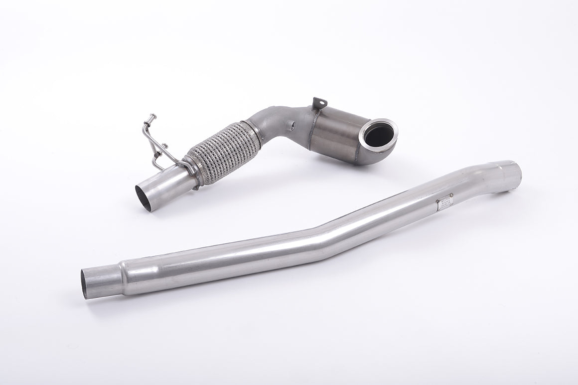 Milltek Cast Downpipe with Race Cat Exhaust - Audi TT Mk3 TTS 2.0TFSI Quattro (Non-OPF/GPF Models) 2015-2018