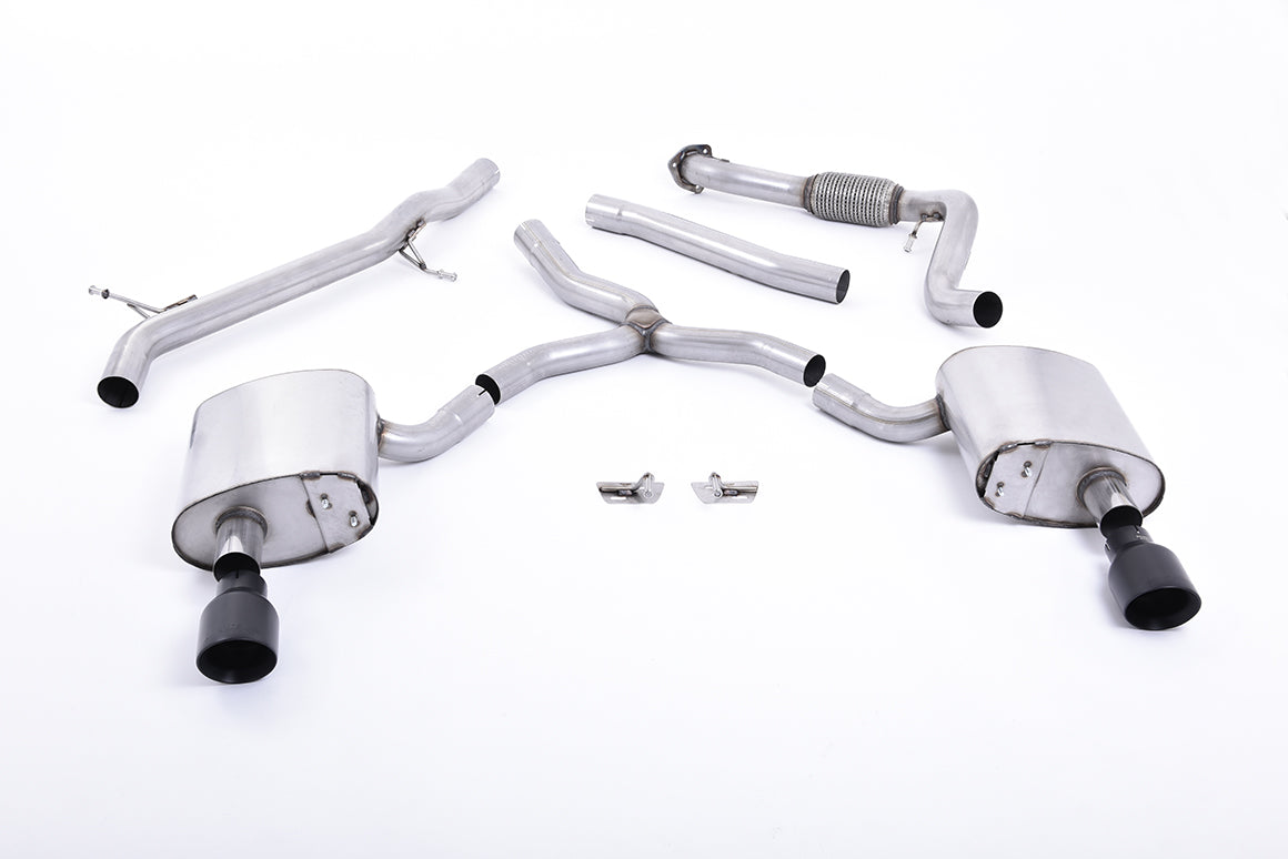 Milltek Cat-back Exhaust - Audi A4 2.0 TFSI B9 Quattro Saloon & Avant (Non OPF/GPF Models & Without Brace Bars) 2016-2023
