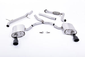 Milltek Cat-back Exhaust - Audi A4 2.0 TFSI B9 Quattro Saloon & Avant (Non OPF/GPF Models & Without Brace Bars) 2016-2023