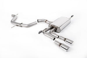 Milltek Cat-back Exhaust - Audi A3 2.0T FSI 2WD 5 door Sportback 2003-2012