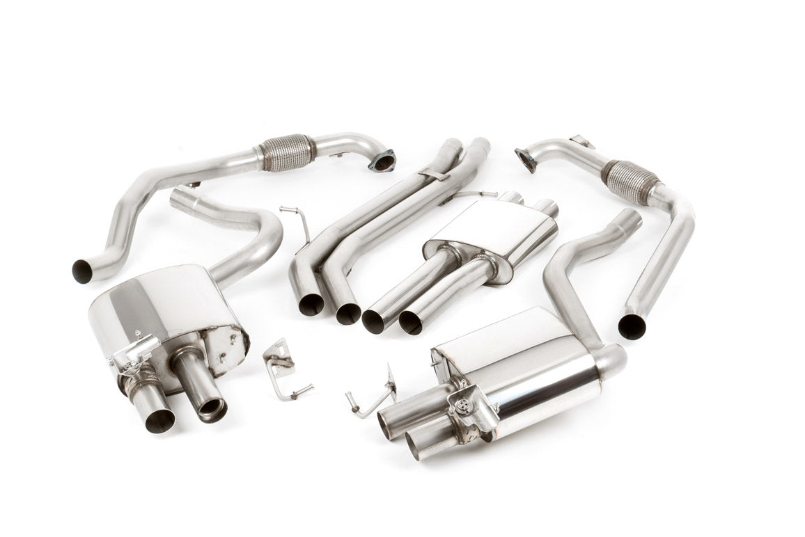 Milltek Cat-back Exhaust - Audi S5 3.0 V6 Turbo Sportback B9 (Sport Diff Models Only & without Brace Bars) 2017-2023