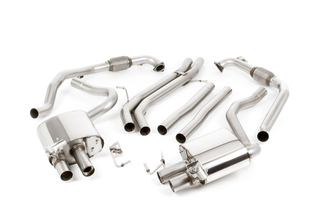 Milltek Cat-back Exhaust - Audi S5 3.0 V6 Turbo Sportback B9 (Sport Diff Models Only & without Brace Bars) 2017-2023