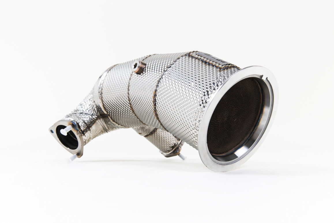 Milltek HJS Tuning ECE Downpipes Exhaust - Audi S4 3.0 Turbo V6 B9 - Saloon/Sedan & Avant (Non Sport Diff Models) 2016-2023