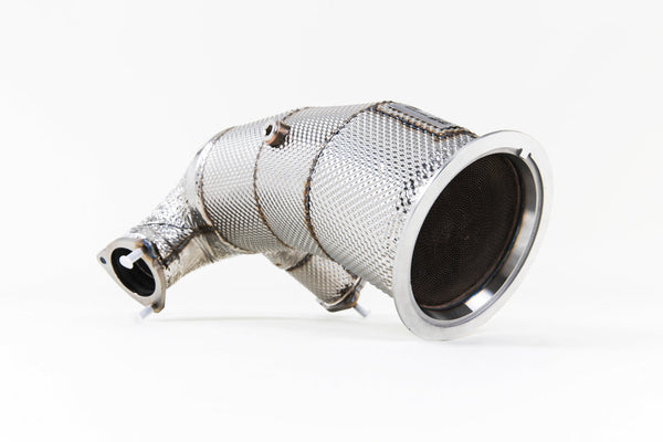 Milltek HJS Tuning ECE Downpipes Exhaust - Audi S4 3.0 Turbo V6 B9 - Saloon/Sedan & Avant (Non Sport Diff Models) 2016-2023